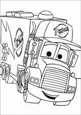 Mater Coloring Tow Pages Getcolorings sketch template