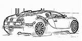 Bugatti sketch template
