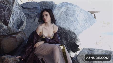 lily collins sexy actress does photoshoot aznude