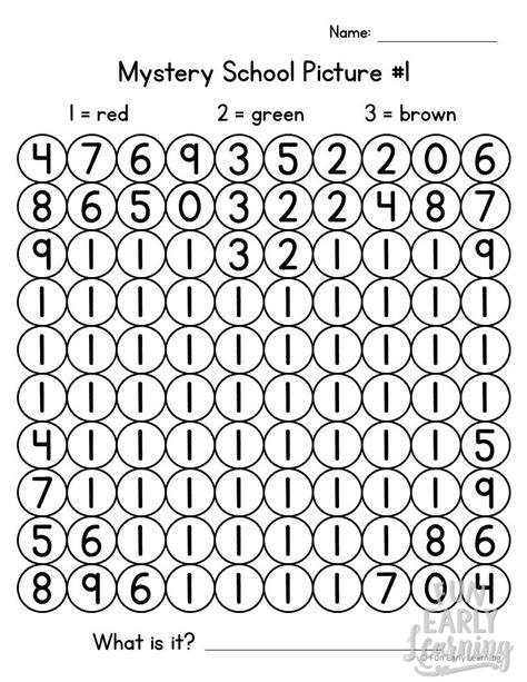math mysteries worksheets