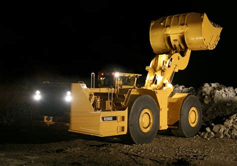 rg underground mining loader finning cat