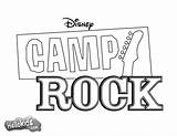 Coloring Camp Rock Pages Popular sketch template