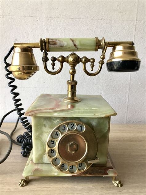 antieke marmeren telefoon  catawiki