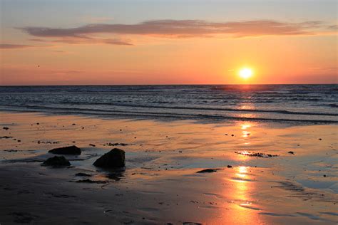 sonnenuntergang holland foto bild landschaft meer strand natur