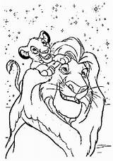 Lion Mufasa Colouring Pages King Coloring Choose Board Print Color sketch template