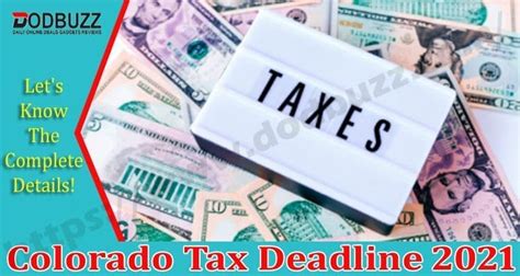colorado tax deadline  apr  key details