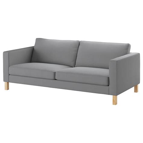 karlstad sofa knisa light gray ikea
