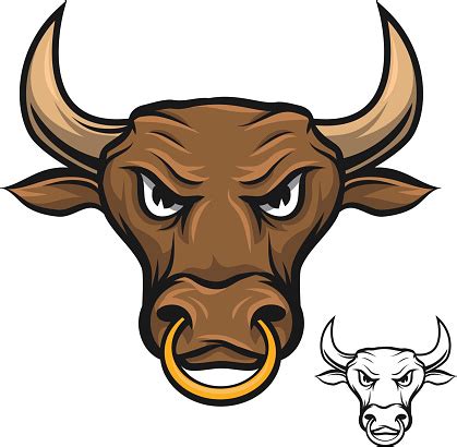 bull head mascot stock illustration  image  istock