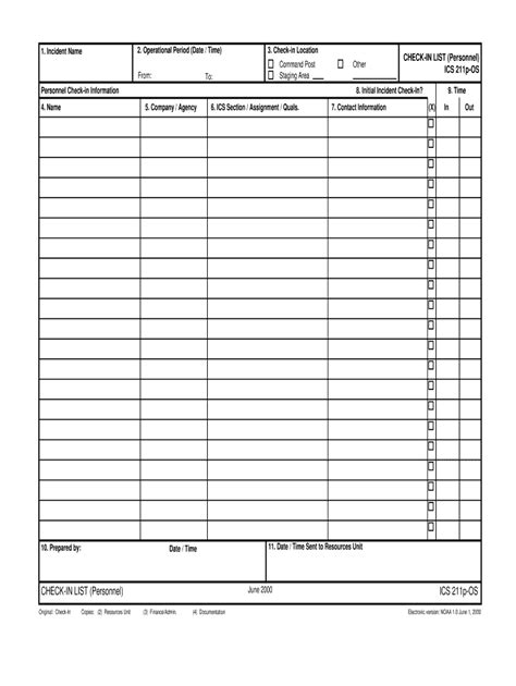 ics check in form fill out and sign printable pdf template signnow