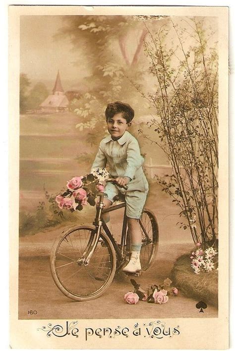 Vintage French Photo Postcard Romantic By