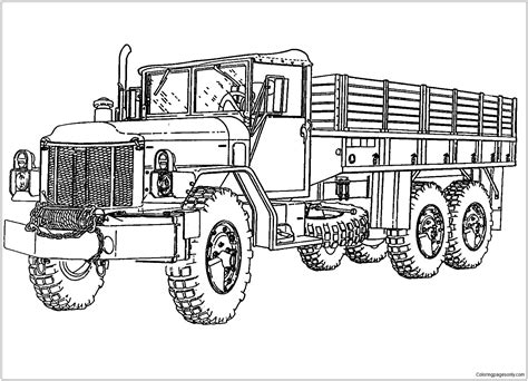 semi truck coloring template sketch sketch coloring page
