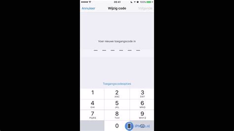 wachtwoord instellen  veranderen op iphone youtube