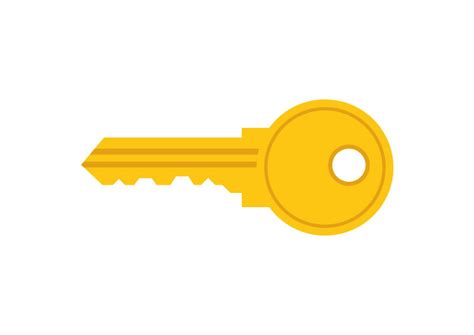 key  flat vector icon superawesomevectors
