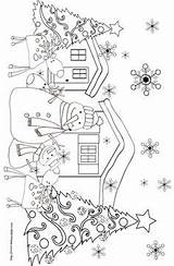 Christmas Snowman Pages Coloriage Navidad Noël Kerst Ezra Keats Jack Trees Dessin Rennes Du Chalet Avec Sapins Neige Et Actividades sketch template