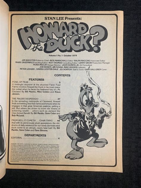 1979 Howard The Duck Magazine 1 Fn 6 0 Michael Golden And Klaus Janson