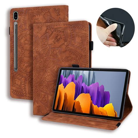 galaxy tab  case dteck muilt angle standing embossed pu leather folio flip stand case