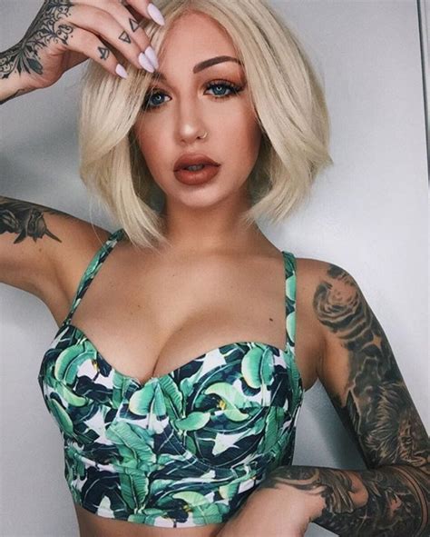 67 looks we guarantee all blonde girls with tattoos will adore