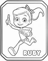 Rusty Rivets Ruby Ramirez sketch template