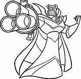 Coloring Pages Zurg Emperor Toy Story Kids Template Color Choose Board sketch template