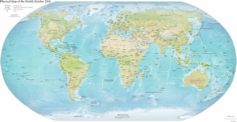 world large detailed political  relief map large detailed political