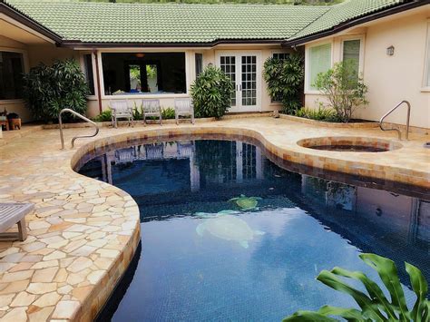 🌺 Peaceful Private Luxury Home Pool Hot Tub Waterfall Great