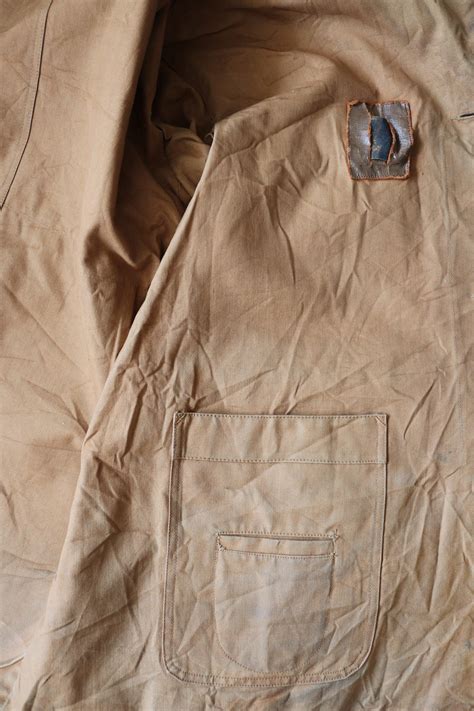 vintage 1930s 30s hamilton carhartt super dux tin cloth duck cotton