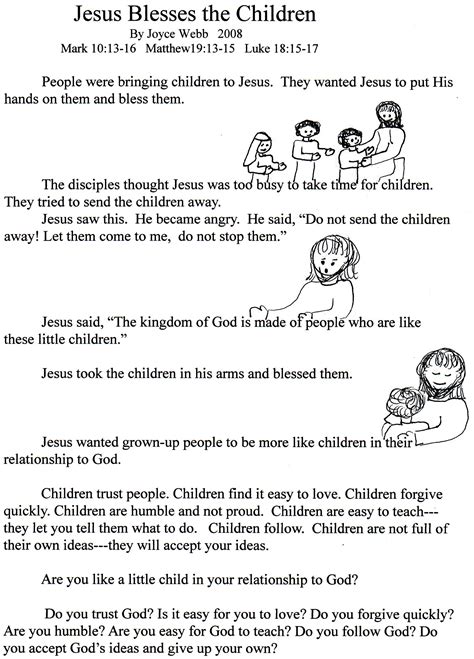 jesus blesses  children steps  faith   deaf