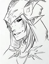 Prince Aaravos Elf Bc sketch template