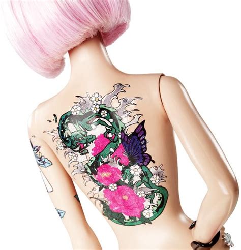 Barbie With Pink Hair And Tattoos Oh Please All