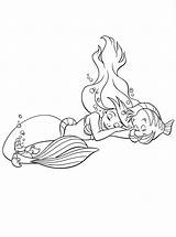 Ariel Flounder Disney Coloring Pages Princess Sebastian Walt Characters Fanpop Flotsam Jetsam Book sketch template