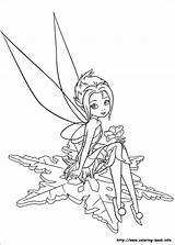 Coloring Pages Fairy Tinkerbell Printable Colouring Sheets Disney Wings Periwinkle Visit Snow Kids sketch template
