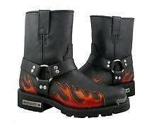 mens flame boots ebay