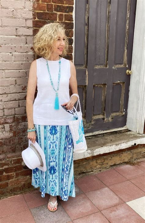 Fashion Over 50 Summer Casual Skirt Southern Hospitality In 2020