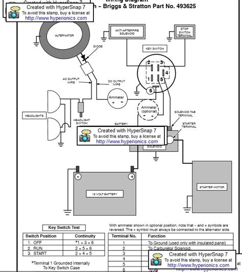 briggs  stratton kill switch wiring diagram wiring digital  schematic