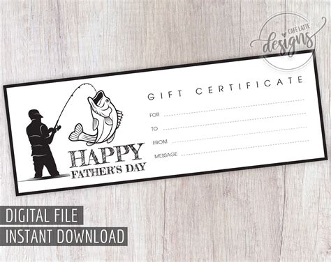 printable fishing gift certificate template