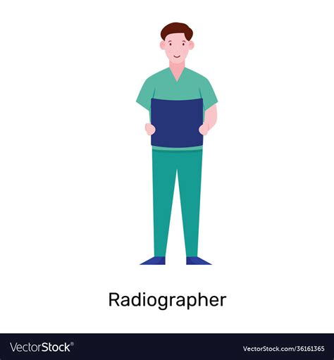 radiographer royalty  vector image vectorstock