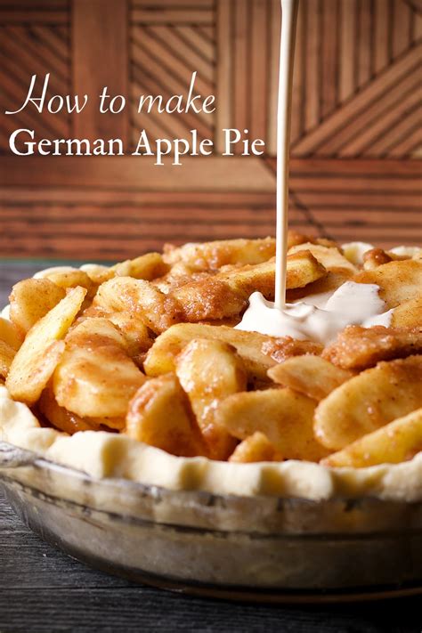 German Apple Pie ~ The Easiest Creamiest Apple Pie