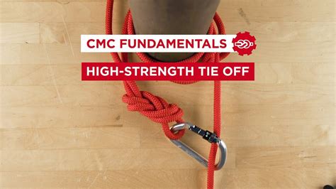 tie  high strength tie  cmc fundamentals learn  knots youtube