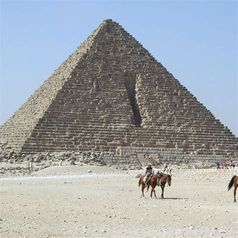three famous pyramids in giza usa today