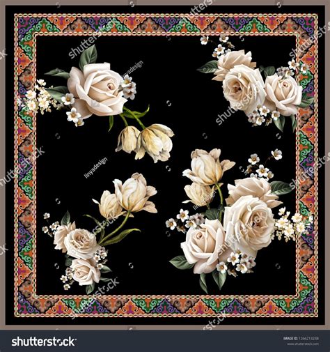 Ilustrações Stock Imagens E Vetores De White Rose Black Background