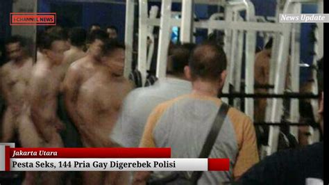 breaking news pesta seks gay dibubarkan polisi 144 pria