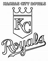 Coloring Pages Kansas City Chiefs Royals Kc Tampa Baseball Bay Mariners Logo Color Printable Dodgers Book Rays Buccaneers Teams State sketch template