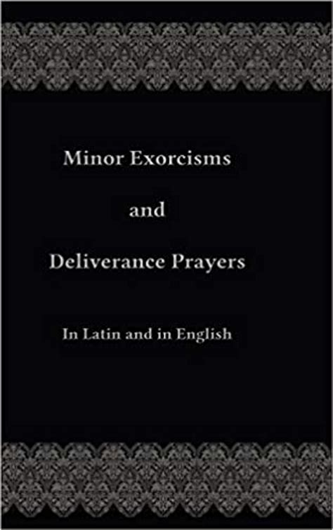 minor exorcism  deliverance prayers  latin  english  priests  faculties