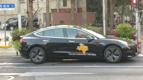 Tesla In Shanghai I Spotted This Texas Highway Patrol