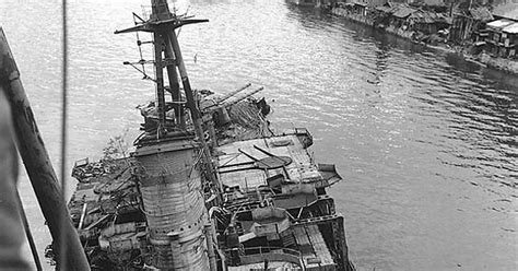 Japanese Heavy Cruiser Aoba Sunk At Kure July 28 1945 Album On Imgur