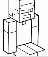 Minecraft Coloring Pages Villager Color Getcolorings sketch template
