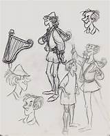 Milt Kahl Disney Cauldron Fflewddur Character Drawing Fflam Animation Drawings Concept Prydain Chronicles Jungle Book Sketches Shaw Mel Tumblr Sketch sketch template