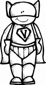 Lds Superhero Valiant Coloring Super Clipart Classroom Melonheadz Hero Theme Illustrating sketch template