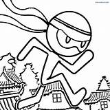 Stickman Coloring Pages Wonder Henry sketch template