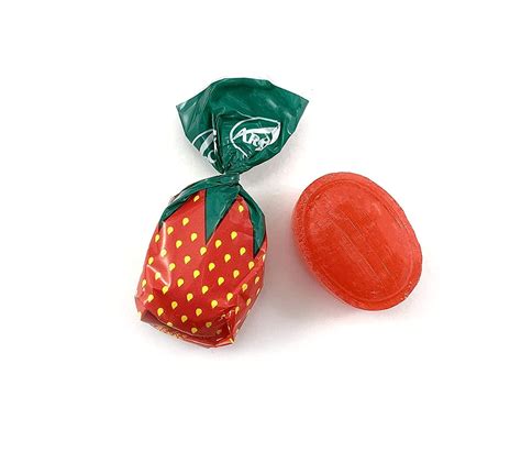 arcor strawberry bon bons filled hard candy bulk  pound bag